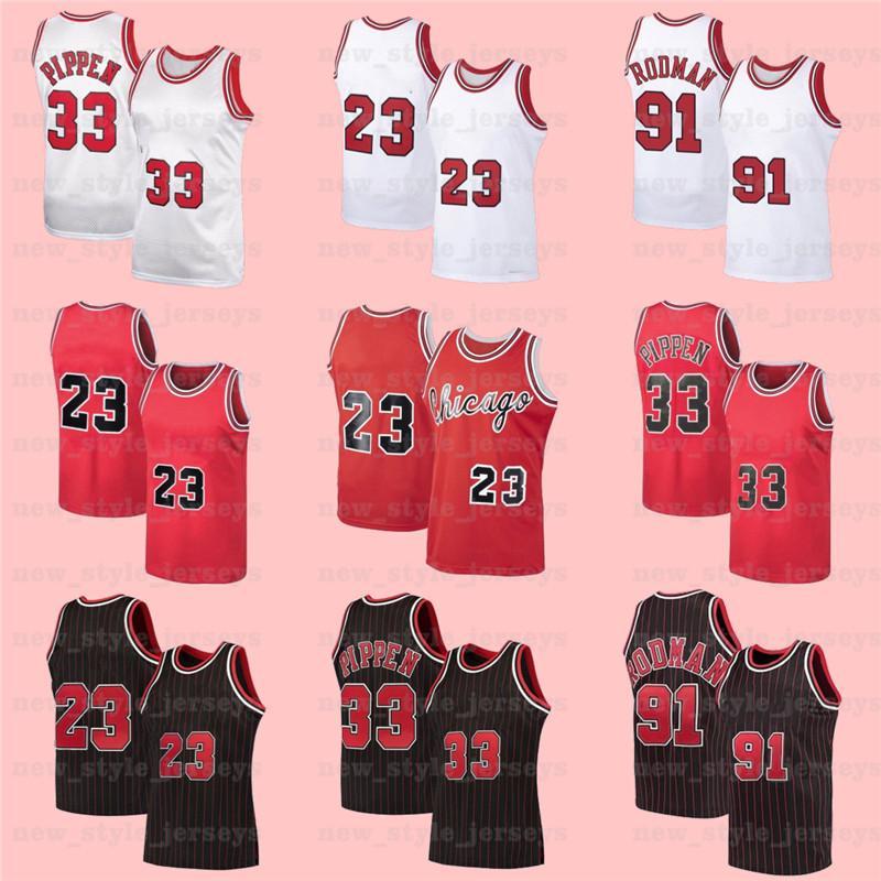 NCAA MJ 23 Michael Retro Jersey Dennis 91 Rodman Scottie 33 Pippen Blakc stripes Ness 1995 1996 Men Basketball Jersey
NCAA MJ 23 Michael Retro Jersey Dennis 91 Rodman Scottie 33 Pippen Blakc stripes Ness 1995 1996 Men Basketball Jersey