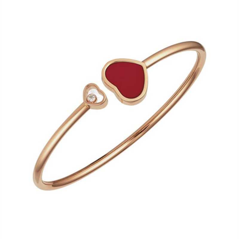 Chopin039s new Happy Hearts Love Diamond Opening Lady Bracelet Luxurys Designers jewelry