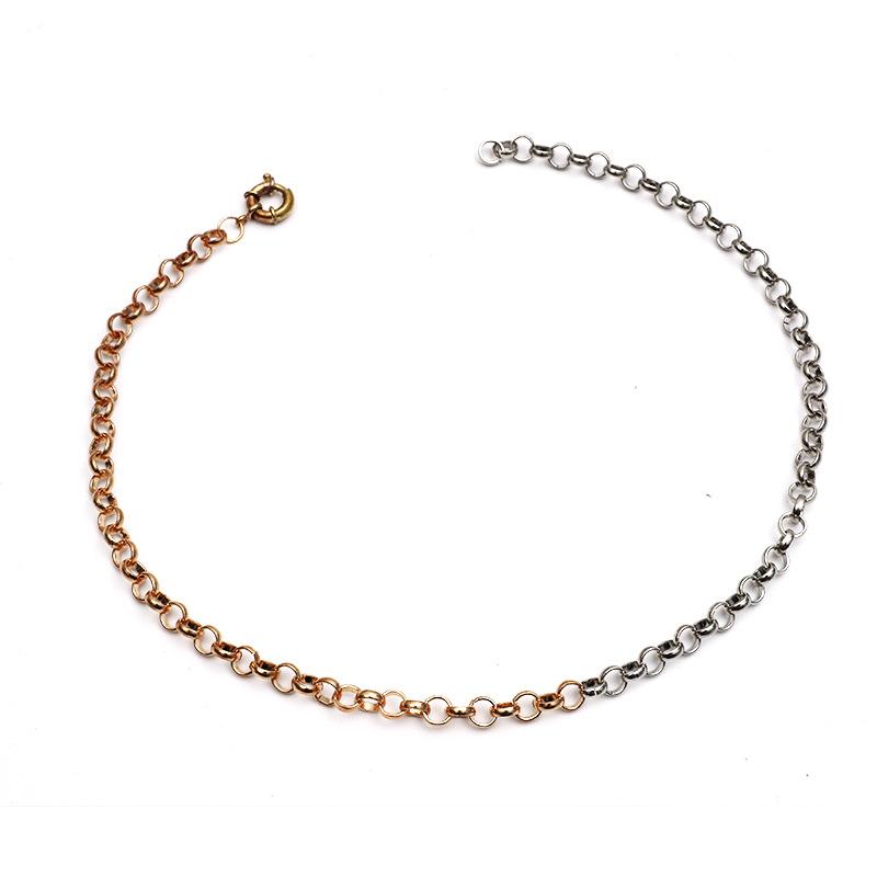 Chains Ins Two Tone Chain Minimalism Choker Necklaces Trendy Korean Fashion Women Party Jewelry
Chains Ins Two Tone Chain Minimalism Choker Necklaces Trendy Korean Fashion Women Party Jewelry