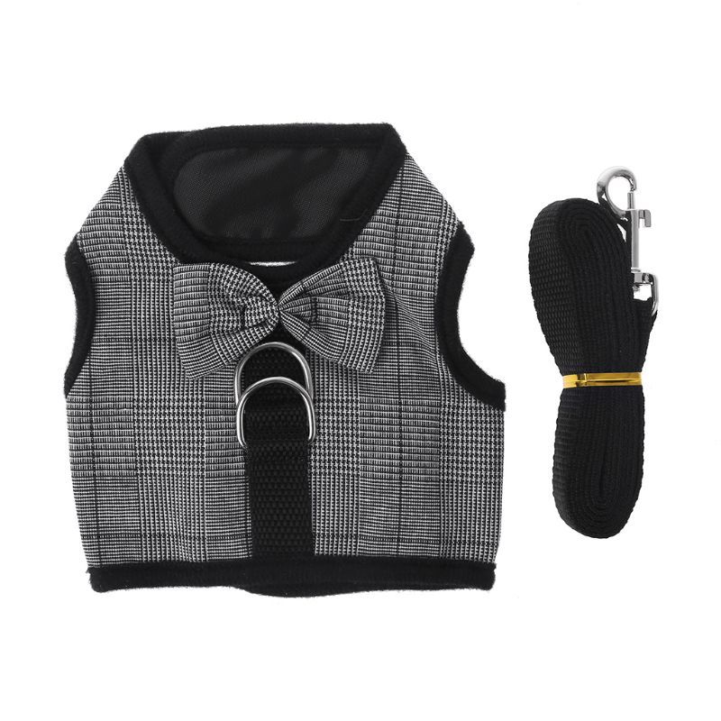 Rabbits Hamster Harnas Vest Met Leas Bunny Mesh Chest strap Harnassen Fret Cavia Small animals Household accessories S/M/L