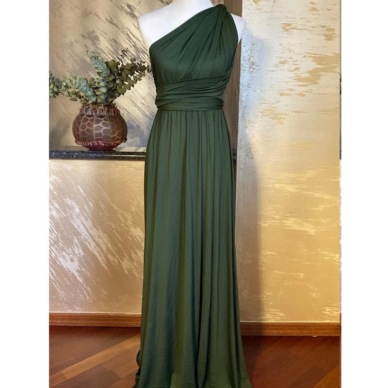 Stain Bridesmaid Dress One shoulder Sleeveless Customizable Fashion Women Dresses Wedding Guest Prom Gowns Evening Gown