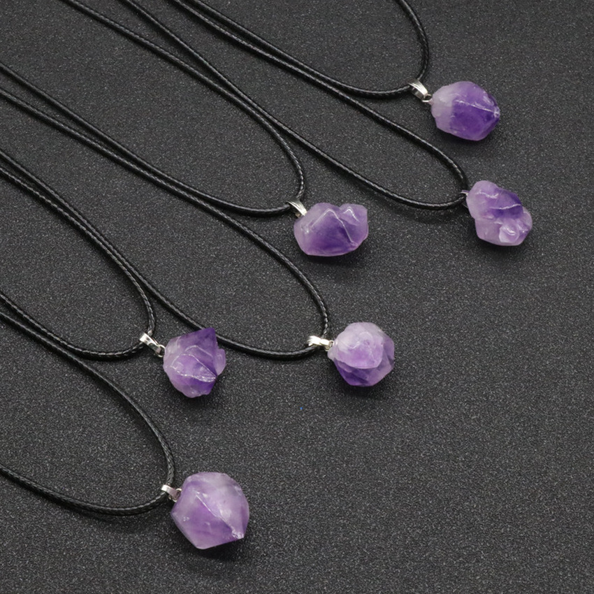Irregular Crystal Druse Natural Stone Necklace Pedants for Women Fashion Jewelry Will and Sandy, Silver
Irregular Crystal Druse Natural Stone Necklace Pedants for Women Fashion Jewelry Will and Sandy, Silver
