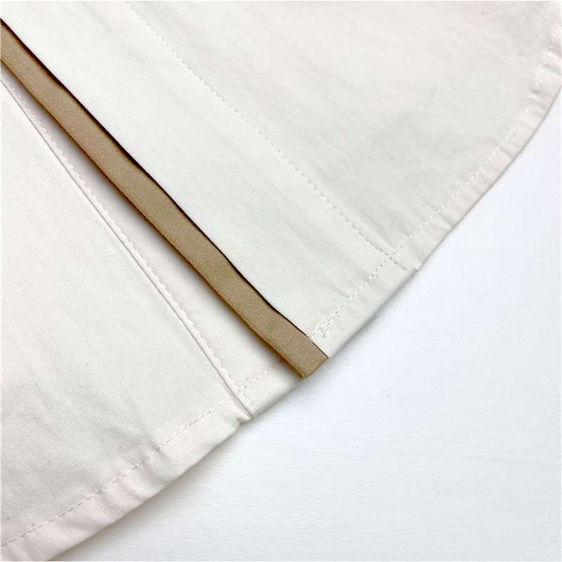 Nomikuma Women Blouse Puff Sleeve Hit Color Patchwork Shirt Korean O-neck Slim Tops Spring New Blusas Mujer De Moda 6F423 210427