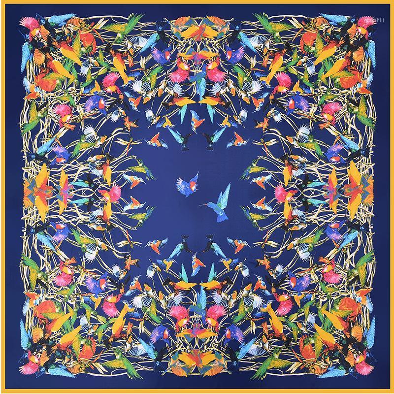 Scarves Arrival 2021 Twill Silk Square Scarf Women 100% Real Fashion Printed Bird Bufandas Scarfs For Ladies Foulard Soie, Blue;gray
Scarves Arrival 2021 Twill Silk Square Scarf Women 100% Real Fashion Printed Bird Bufandas Scarfs For Ladies Foulard Soie, Blue;gray