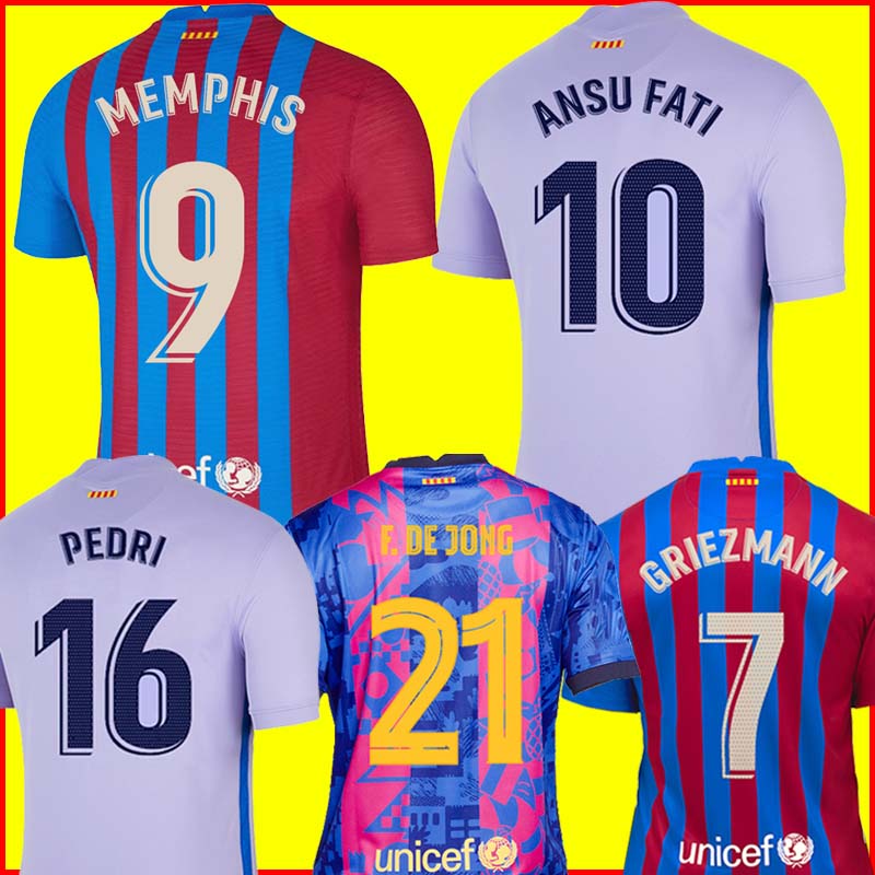 ANSU FATI Camisetas de football soccer jersey MEMPHIS PEDRI Kun Aguero BARCA 21 22 2021 2022 GRIEZMANN F. DE JONG DEST kit shirt men + kids, Black;yellow
ANSU FATI Camisetas de football soccer jersey MEMPHIS PEDRI Kun Aguero BARCA 21 22 2021 2022 GRIEZMANN F. DE JONG DEST kit shirt men + kids, Black;yellow