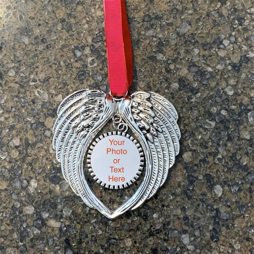 Sublimation Blank Christmas Ornament DIY Angel Wing Xmas Pendant Decorations ZZC3307
Sublimation Blank Christmas Ornament DIY Angel Wing Xmas Pendant Decorations ZZC3307