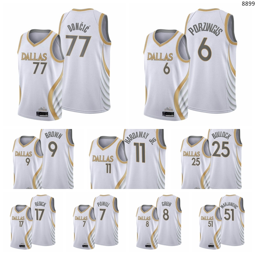 DallasMavericksMen Luka Doncic Kristaps Porzingis Tim Hardaway Jr. Moses Brown Reggie Bullock Marjanovic 2021-22 White City Basketball Jersey Size S-3XL
DallasMavericksMen Luka Doncic Kristaps Porzingis Tim Hardaway Jr. Moses Brown Reggie Bullock Marjanovic 2021-22 White City Basketball Jersey Size S-3XL