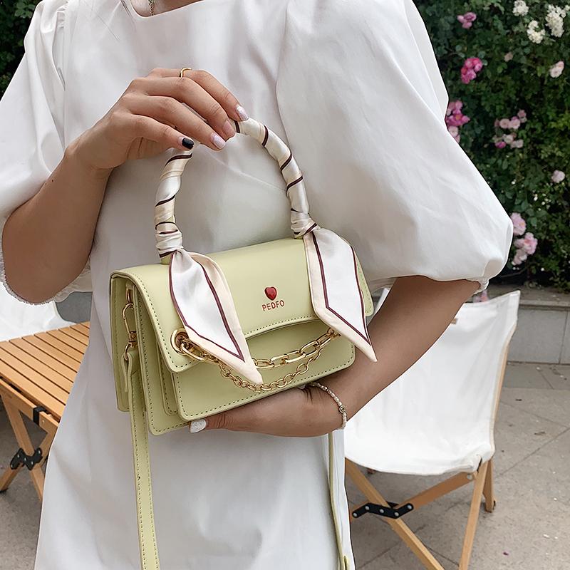 Cross Body 2021 Silk Scarf Love Pattern Women's Shoulder Bags Acrylic Chain Handbag PU Leather Crossbody Bag Flip Square Tote Female Purses, Light green bag
Cross Body 2021 Silk Scarf Love Pattern Women's Shoulder Bags Acrylic Chain Handbag PU Leather Crossbody Bag Flip Square Tote Female Purses, Light green bag