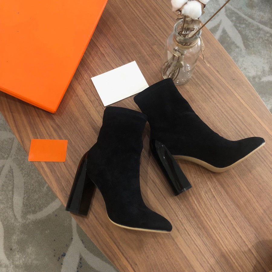 autumn winter socks heeled heel boots fashion sexy Knitted elastic boot designer Alphabetic women shoes lady Letter Thick high heels Large size 35-42, Box
autumn winter socks heeled heel boots fashion sexy Knitted elastic boot designer Alphabetic women shoes lady Letter Thick high heels Large size 35-42, Box