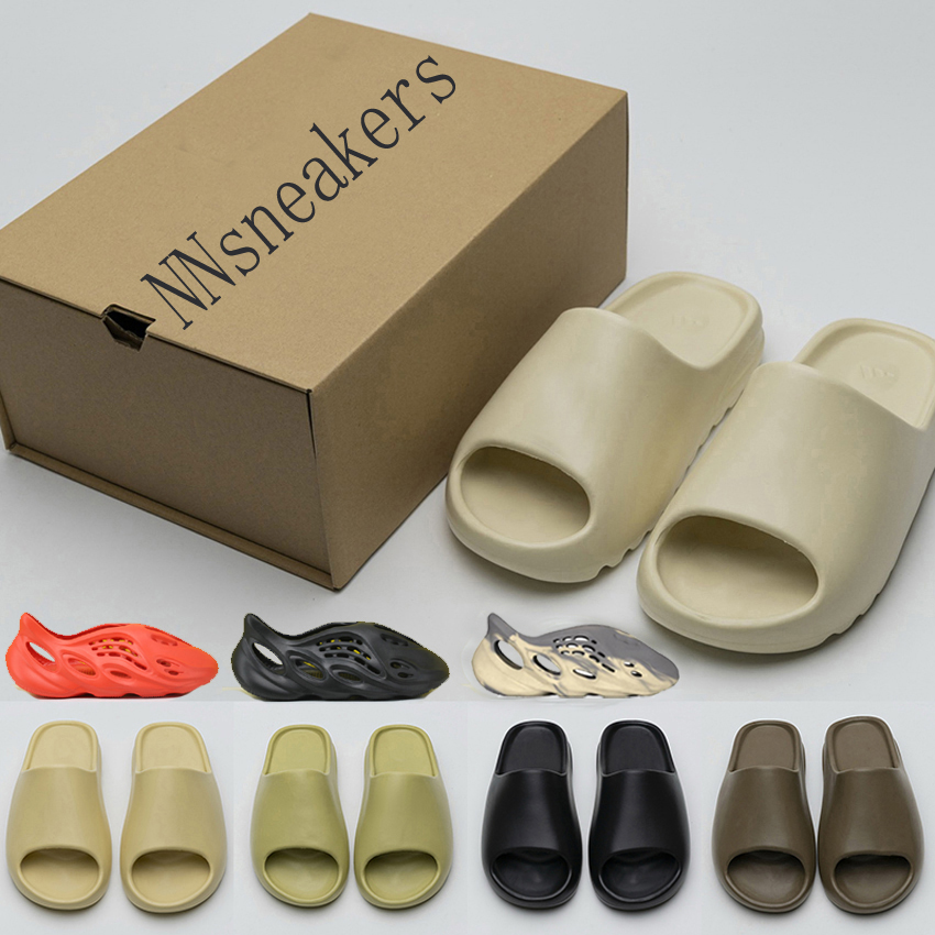 Kanye Slides Bone Resin Desert Sand Foam West Slippers Runner Ararat Rubber Summer Fashion Earth Brown Flat Slide With Box, Shoebox
Kanye Slides Bone Resin Desert Sand Foam West Slippers Runner Ararat Rubber Summer Fashion Earth Brown Flat Slide With Box, Shoebox