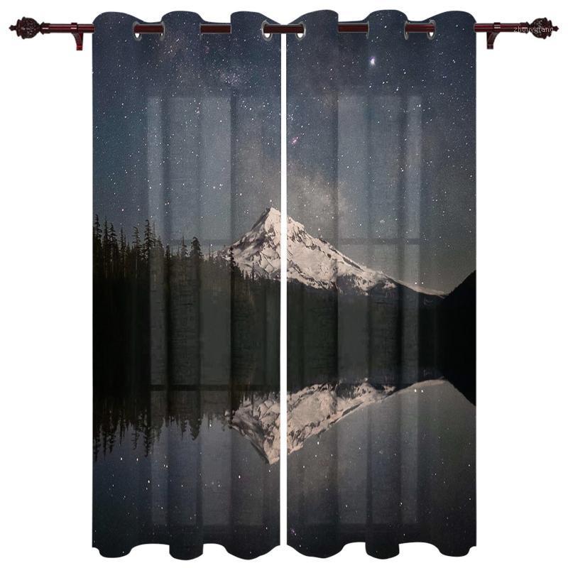Nice Translucent Curtains With Starry Sky Snow Mountain Pattern For Living Room Kitchen Bedroom Decoration Windows Curtain & Drapes
Nice Translucent Curtains With Starry Sky Snow Mountain Pattern For Living Room Kitchen Bedroom Decoration Windows Curtain & Drapes