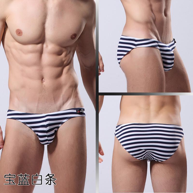 Underpants Young European And American Men's Low-waist Panties Sexy Stylish Striped Briefs, Black;white
Underpants Young European And American Men's Low-waist Panties Sexy Stylish Striped Briefs, Black;white