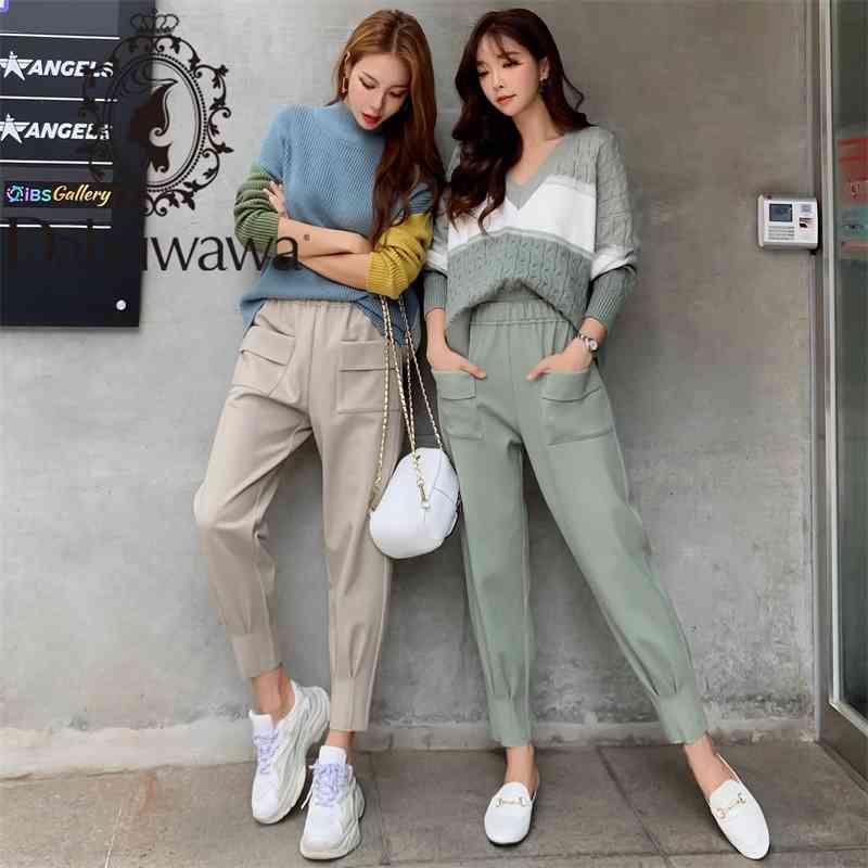 Dabuwawa Casual Flap Pocket Elastic Waist Cargo Pants Women Spring Autumn Carrot Trousers Ankle-Length Pants Female DT1DNT002 210520, Oat
Dabuwawa Casual Flap Pocket Elastic Waist Cargo Pants Women Spring Autumn Carrot Trousers Ankle-Length Pants Female DT1DNT002 210520, Oat