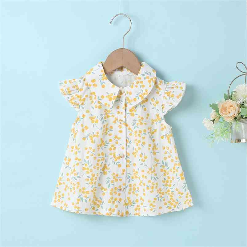 Summer Arrivals Girls Style Dress Short Sleeve Single Breasted Print Floral Cute A-Line Girl Cake Dress0-2T 210629, White
Summer Arrivals Girls Style Dress Short Sleeve Single Breasted Print Floral Cute A-Line Girl Cake Dress0-2T 210629, White