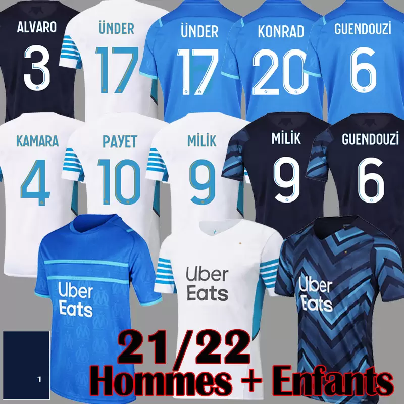 Marseille soccer jersey Olympique 21 22 PAYET Ünder GUENDOUZI MILIK KAMARA KONRAD maillot de foot Lirola Alvaro GERSON Rongier 2021 2022 foo, Black;yellow
Marseille soccer jersey Olympique 21 22 PAYET Ünder GUENDOUZI MILIK KAMARA KONRAD maillot de foot Lirola Alvaro GERSON Rongier 2021 2022 foo, Black;yellow