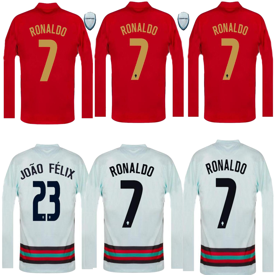 RONALDO Long sleeve soccer jerseys JOAO FELIX NEVES BERNARDO CANCELO RUBEN 2021 away HOME 20 21 national team, Black;yellow
RONALDO Long sleeve soccer jerseys JOAO FELIX NEVES BERNARDO CANCELO RUBEN 2021 away HOME 20 21 national team, Black;yellow