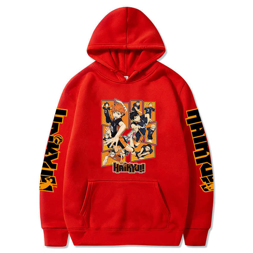 Anime Haikyuu Hoodies Sweatshirts Men/women Hip Hop Streetwear Hoodie Anime Hoodies Men's Sweatshirts H0818