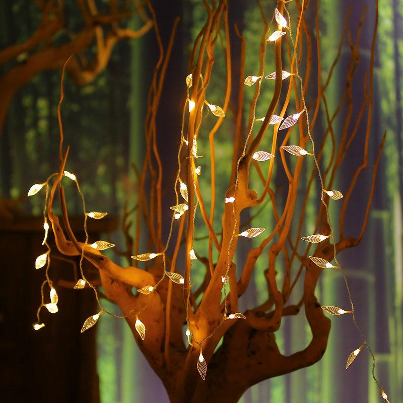 Strings BTgeuse LED String Light Warm White Garland Fairy Lights 3M 2M Leaf For Christams Wedding Room Garden Decoration
Strings BTgeuse LED String Light Warm White Garland Fairy Lights 3M 2M Leaf For Christams Wedding Room Garden Decoration