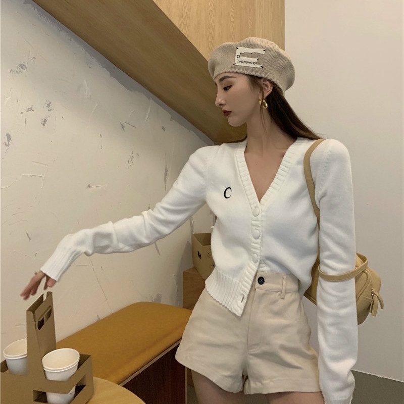 Nomikuma Long Sleeve Knitted Caridgan Korean Moon V-neck Women Knitwear Jacket Autumn Winter New Sweater Coat 6D446 210427