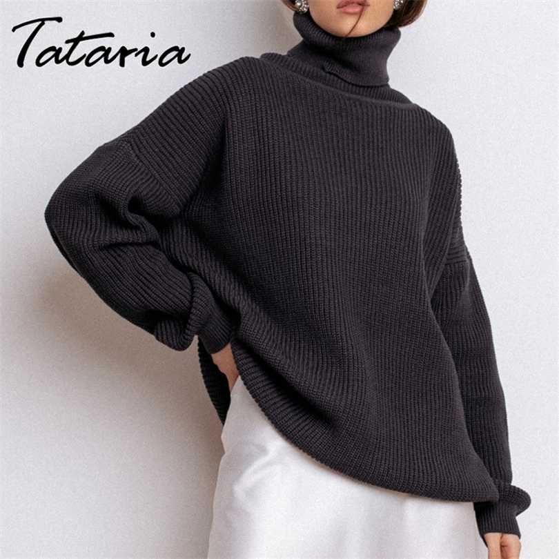 Oversize Turtleneck Autumn Winter Long Sweaters for Women Fashion Black Classic Pull Vintage Femme Knit Top Woman Jumper 211018, Apricot oneck
Oversize Turtleneck Autumn Winter Long Sweaters for Women Fashion Black Classic Pull Vintage Femme Knit Top Woman Jumper 211018, Apricot oneck
