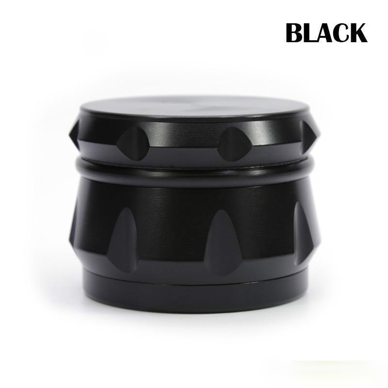 63MM Diameter 4 LAYERS Black Concave Herb Grinder Smoking accessories Zinc Alloy Diamond Shape Chamfer Side
63MM Diameter 4 LAYERS Black Concave Herb Grinder Smoking accessories Zinc Alloy Diamond Shape Chamfer Side