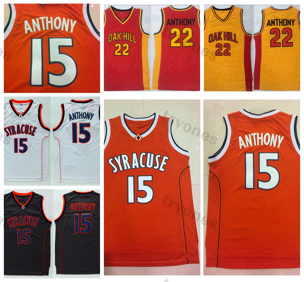 College Basketball Wears Mens Syracuse Orange Camerlo Anthony College Basketball Jerseys #15 Black White Shirts University Stitched Oak Hill High School Jersey, Red 22
College Basketball Wears Mens Syracuse Orange Camerlo Anthony College Basketball Jerseys #15 Black White Shirts University Stitched Oak Hill High School Jersey, Red 22
