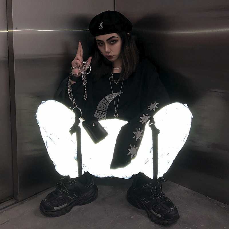 Vintage fashion casual hip-hop Harajuku punk Ulzzang fun female ins streetwear plus size Korean bf reverse beam leg pants 210608
Vintage fashion casual hip-hop Harajuku punk Ulzzang fun female ins streetwear plus size Korean bf reverse beam leg pants 210608