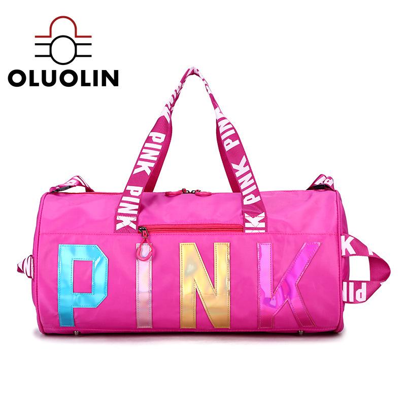 Duffel Bags Oluolin Fashion Letter Printed Travel Bag For Women Zipper Garment Large Capacity Duffle Long Strange Shoulder, Green
Duffel Bags Oluolin Fashion Letter Printed Travel Bag For Women Zipper Garment Large Capacity Duffle Long Strange Shoulder, Green