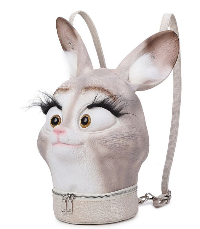 Fashion 3D Dog bags for women Backpack Originality giris Shoulder Bag Funny personality Purse lady Party Cosmetic Bag