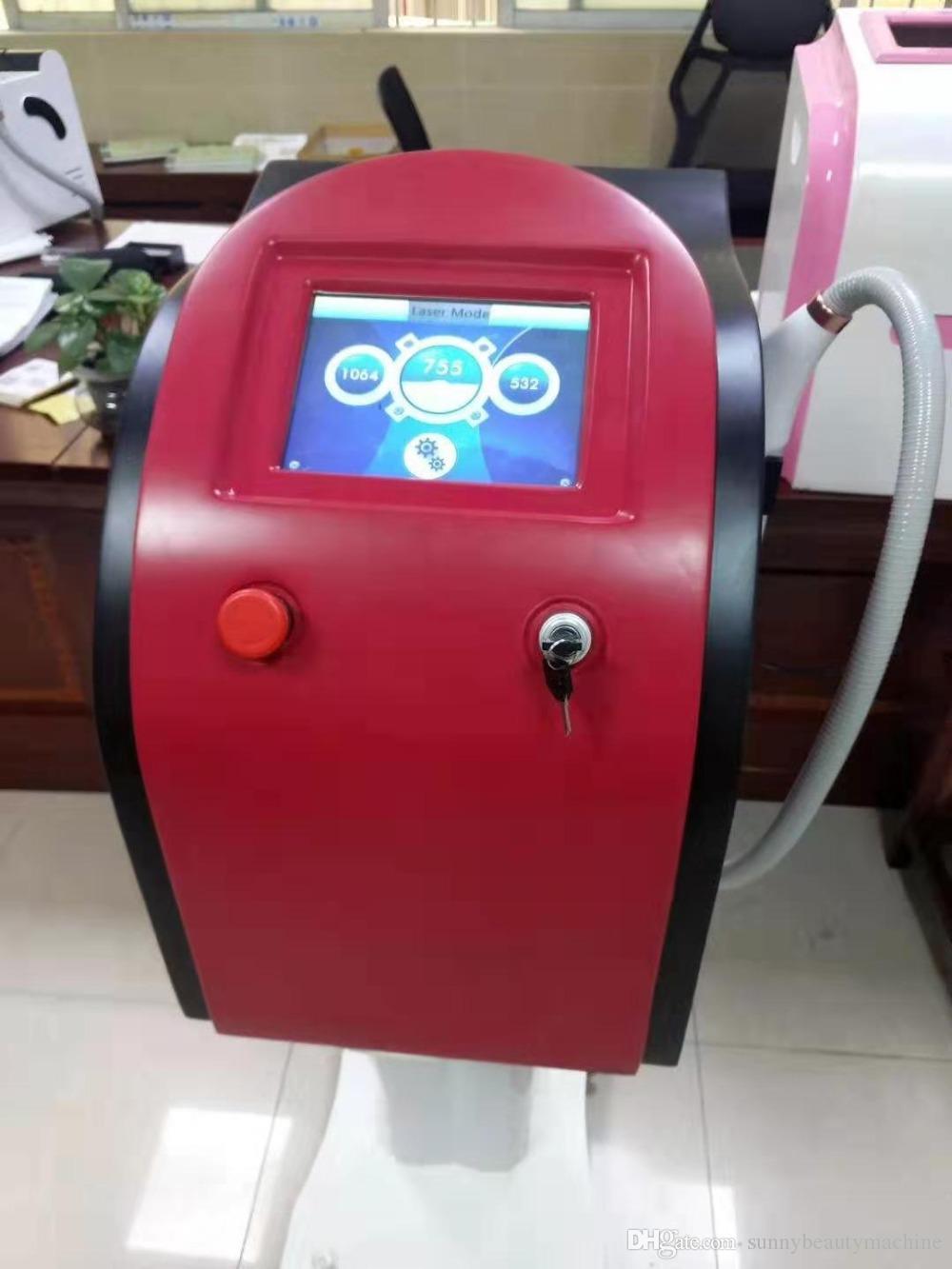 Safty Laser Beauty ND YAG tattoo removal machine 755 1320 1064 532nm picosecond freckle reduce equiment