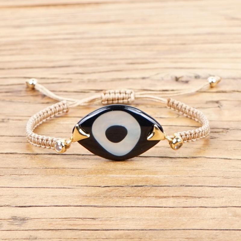 10PCS/LOT Handmade Turkish Lucky Evil Eye Bracelets Woven Rope Adjustable Bracelet Jewelry For Women Couple Friendship Charm
10PCS/LOT Handmade Turkish Lucky Evil Eye Bracelets Woven Rope Adjustable Bracelet Jewelry For Women Couple Friendship Charm
