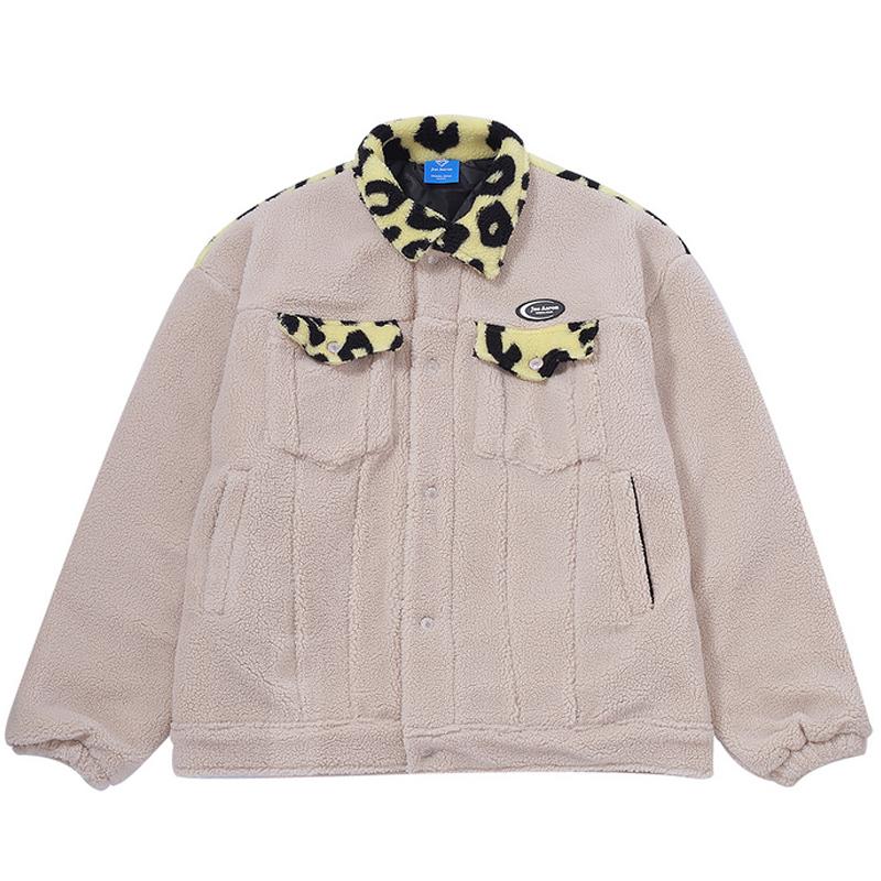 Men's Jackets Unisex Harajuku Vintage Leopard Patchwork Lamb Wool Jacket Outwear Men Oversize Retro Thicken Warm Fleece Pockets, Black;brown
Men's Jackets Unisex Harajuku Vintage Leopard Patchwork Lamb Wool Jacket Outwear Men Oversize Retro Thicken Warm Fleece Pockets, Black;brown