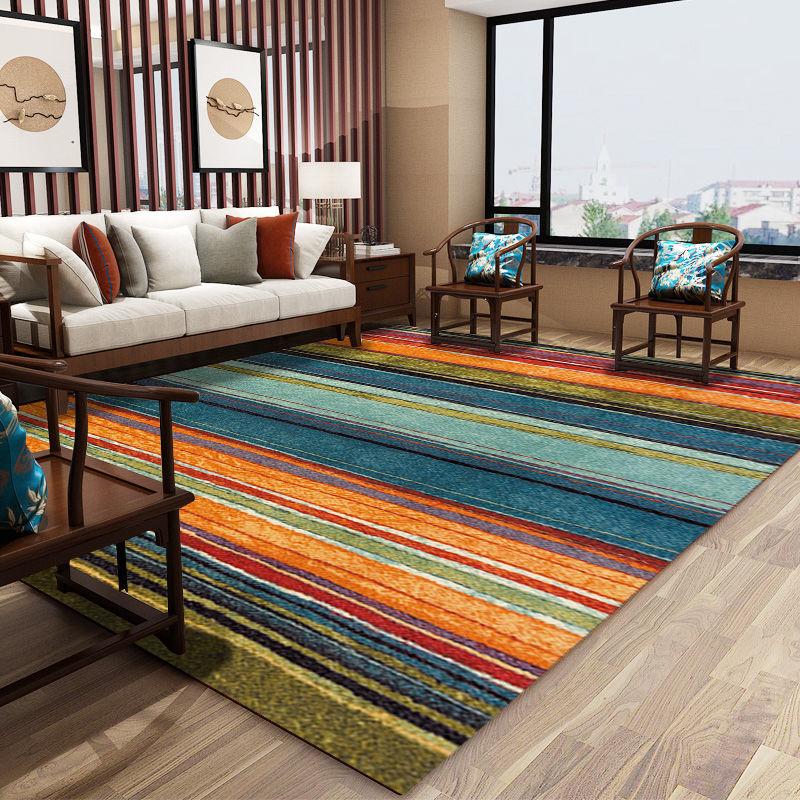 Carpets Bohemian Retro Living Room Bedroom Coffee Table Carpet American Bedside Blanket Custom Non-Slip
Carpets Bohemian Retro Living Room Bedroom Coffee Table Carpet American Bedside Blanket Custom Non-Slip