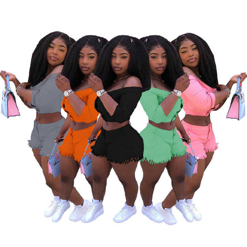 Designer Women tracksuits -4XL jacket shorts jogger suit tassel 2 pc set off shoulder long sleeve plus size cardigan fall casual clothing outfits, Orange
Designer Women tracksuits -4XL jacket shorts jogger suit tassel 2 pc set off shoulder long sleeve plus size cardigan fall casual clothing outfits, Orange