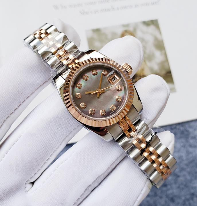 26MM Women's Watches Rose Gold Automatic Mechanical Crescent Bezel Stainless Steel Wristband Fashion Girl Watch Gift, Upgraded waterproof
26MM Women's Watches Rose Gold Automatic Mechanical Crescent Bezel Stainless Steel Wristband Fashion Girl Watch Gift, Upgraded waterproof