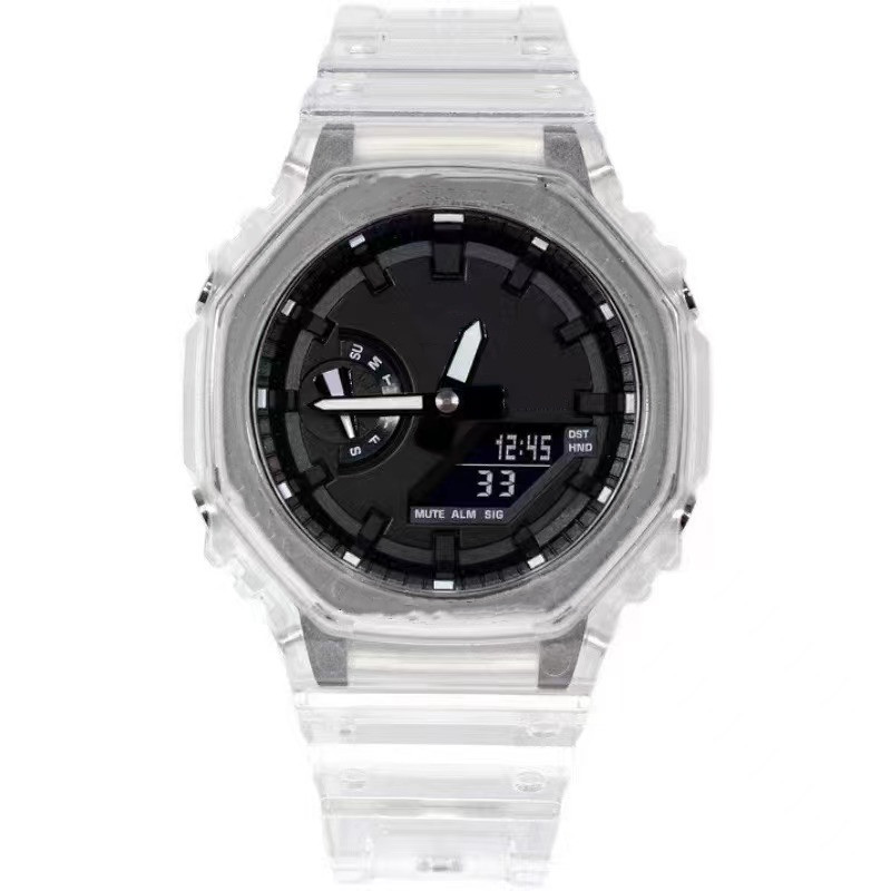 Casual Quartz Men's 2100 Watch DZ7333 Waterproof and Shockproof Transparent Type High Quality LED Digital Display PU Belt, Slivery;brown
Casual Quartz Men's 2100 Watch DZ7333 Waterproof and Shockproof Transparent Type High Quality LED Digital Display PU Belt, Slivery;brown
