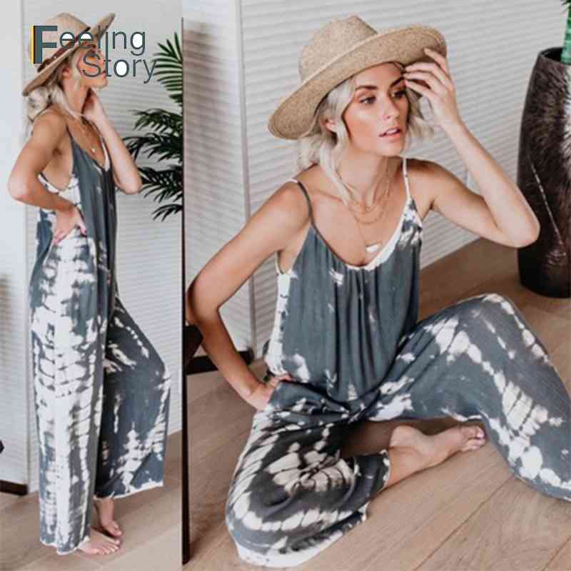 Wide Leg Print Jumpsuit Sexy Strapless Sleeveless Backless Women Jumpsuits Elegant Casual Loose Womens Long Pants 210603, Gray
Wide Leg Print Jumpsuit Sexy Strapless Sleeveless Backless Women Jumpsuits Elegant Casual Loose Womens Long Pants 210603, Gray