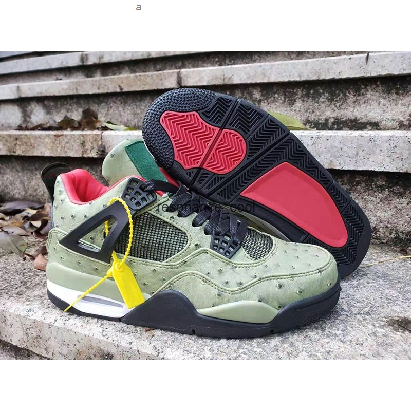 New Style 4 Green ostrich veins Men Basketball Shoes 4s Black Red mens athletic sports sneaker
New Style 4 Green ostrich veins Men Basketball Shoes 4s Black Red mens athletic sports sneaker