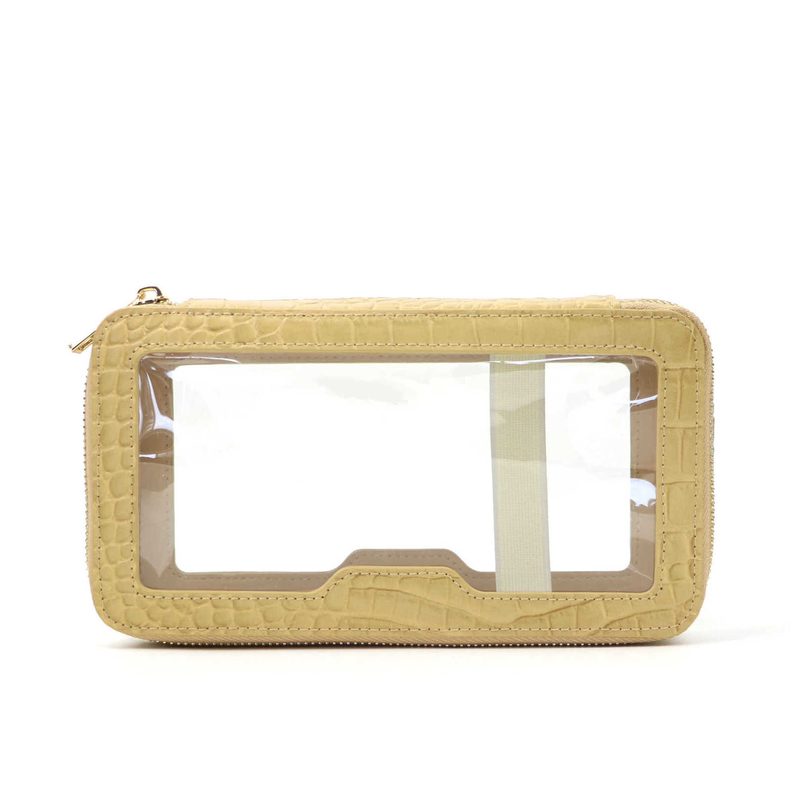 Leather Travel Cosmetic Bag Fashion Waterproof TPU Toiletry Makeup Storage Organizer Clear PVC Wash 211025