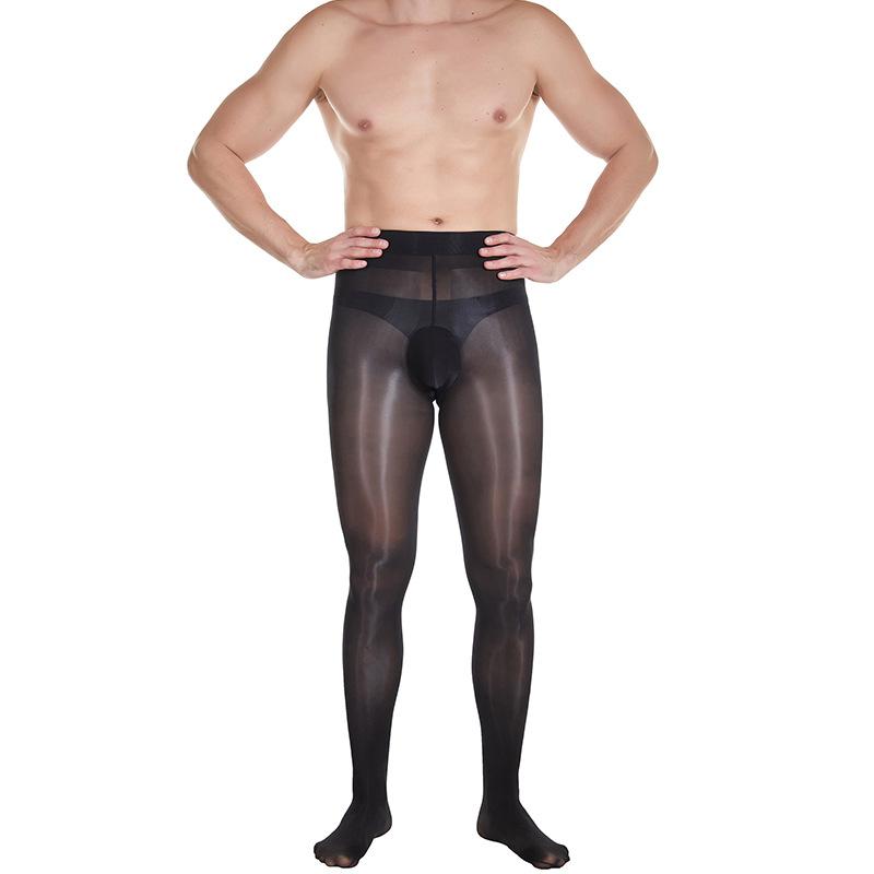 Men039s Socks Big Size Men Sexy Stockings Cock Pouch Pantyhose Elastic Ultrathin Sheer Glossy Tights Hip Lift Slim Leggings Lar4691598