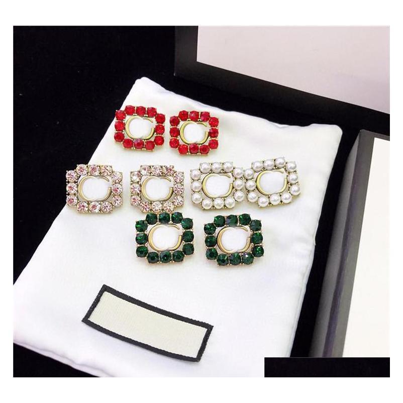 Drop Delivery 2021 Shiny Diamond Women Earrings Ladies Letters Pearl Designer Studs Alphabet Charm Earring Luxury Jewelry Pckf7
Drop Delivery 2021 Shiny Diamond Women Earrings Ladies Letters Pearl Designer Studs Alphabet Charm Earring Luxury Jewelry Pckf7