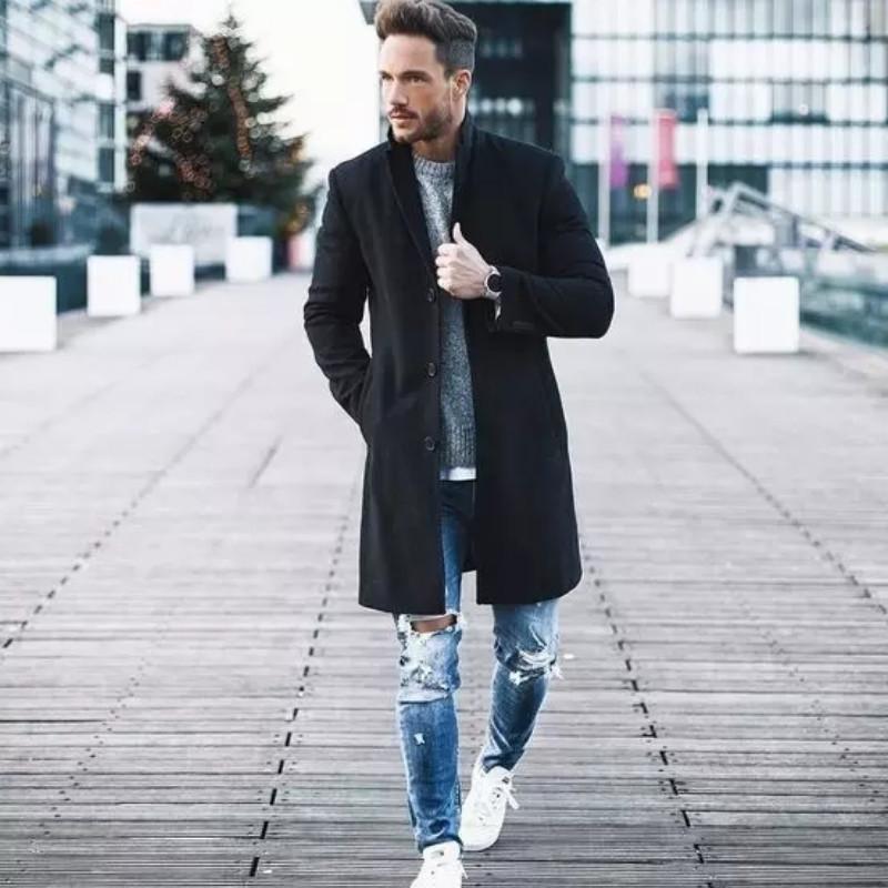 Men's Trench Coats Fashion Wool Coat Winter Autumn Pocket Warm Outwear Male Overcoat Long Sleeve Button Up Jacket Top -3XL, Black
Men's Trench Coats Fashion Wool Coat Winter Autumn Pocket Warm Outwear Male Overcoat Long Sleeve Button Up Jacket Top -3XL, Black