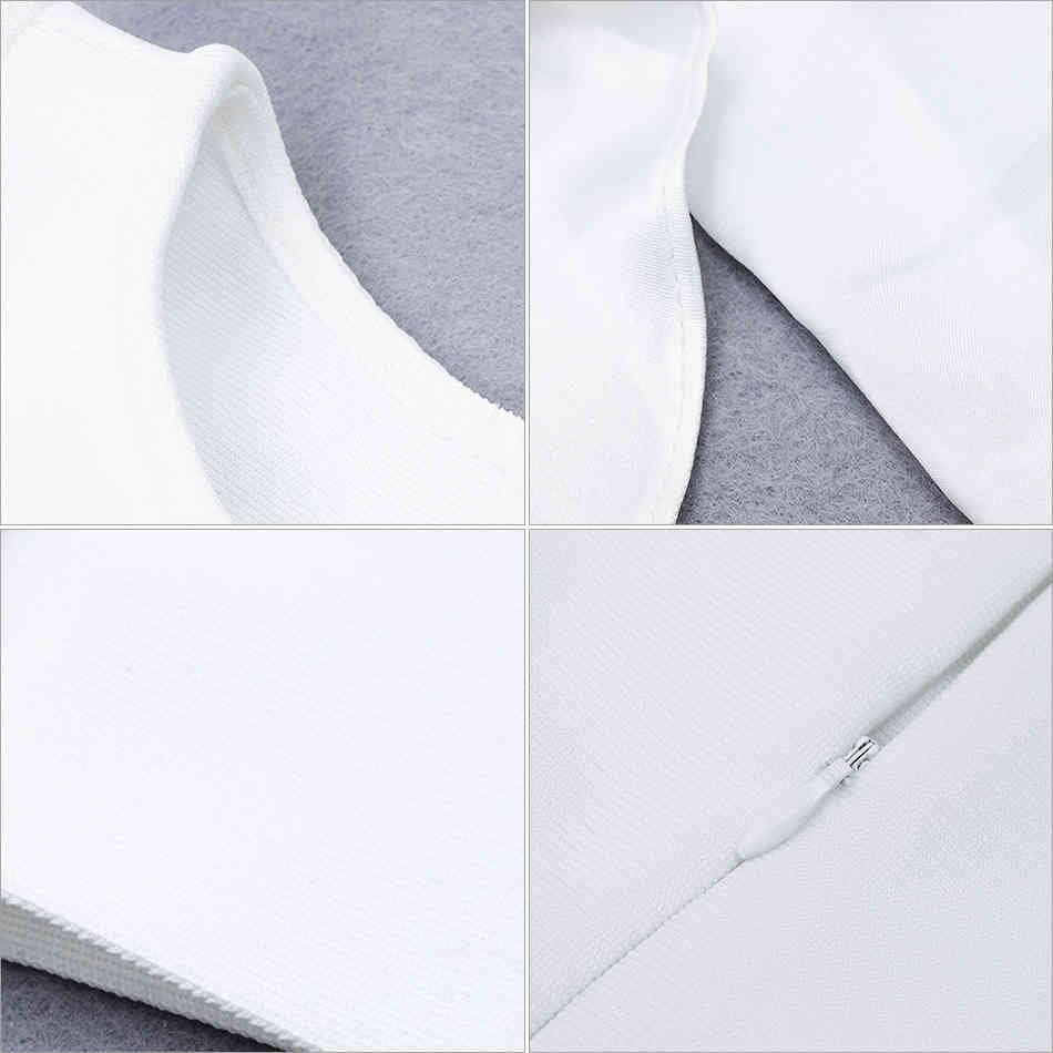 Summer White Bodycon Club Bandage Dress Women Sexy Tank Sleeveless Mini Draped Celebrity Runway Party Dresses Vestidos 210423