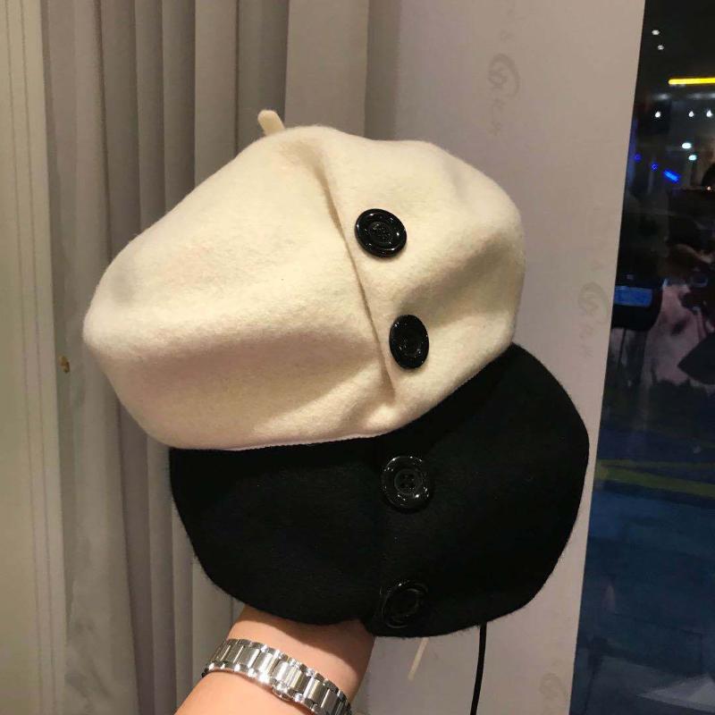 Berets Japanese Fold Beret Women Autumn Buttons Painter Joker Pumpkin Bud Cap Wool Hat Leisure Octagonal, White
Berets Japanese Fold Beret Women Autumn Buttons Painter Joker Pumpkin Bud Cap Wool Hat Leisure Octagonal, White