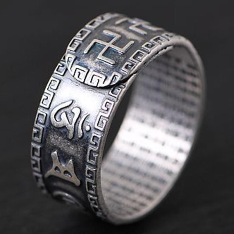 Cluster Rings 925 Jewelry Sterling Silver With Symbol Tibetan Buddhism Resizable Mens Brave Troops Buddha Ring Gift For Man
Cluster Rings 925 Jewelry Sterling Silver With Symbol Tibetan Buddhism Resizable Mens Brave Troops Buddha Ring Gift For Man