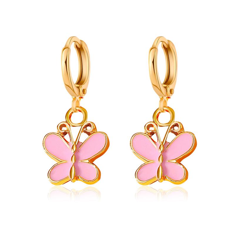 Hoop & Huggie Butterfly-Shaped Pendant Earrings Alloy Resin Dripping Oil Craft Gold Punk Hip Hop Sweet Fashion Jewelry Trend Women's
Hoop & Huggie Butterfly-Shaped Pendant Earrings Alloy Resin Dripping Oil Craft Gold Punk Hip Hop Sweet Fashion Jewelry Trend Women's