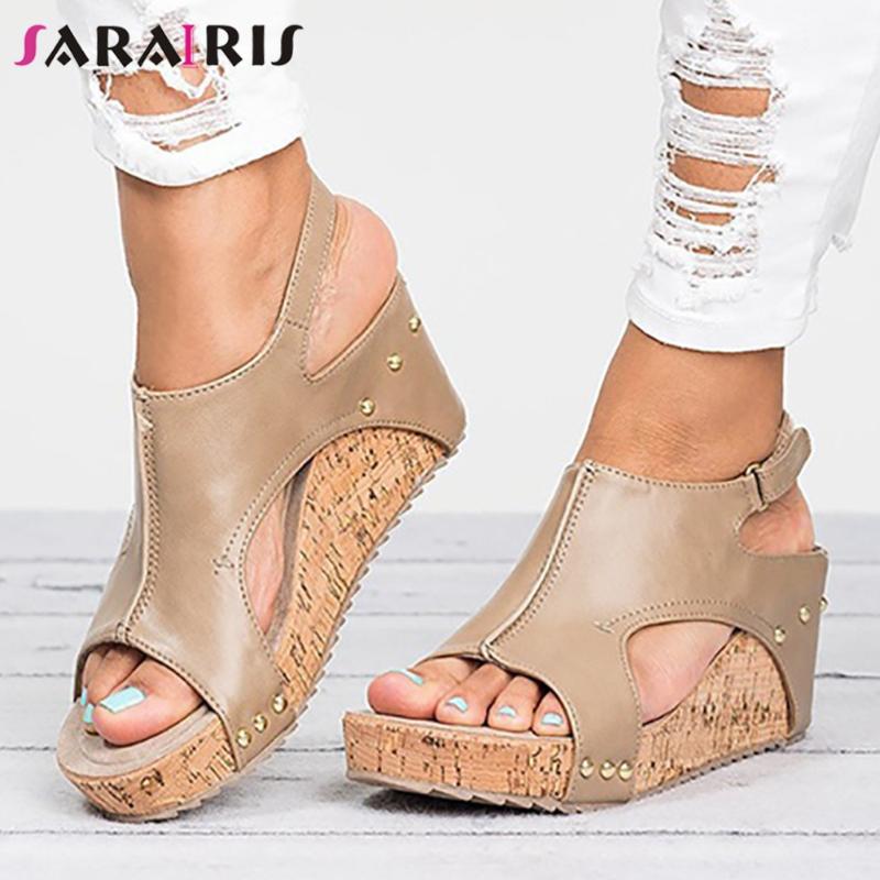 Sandals SARAIRIS Fashion Female 2021 Summer Casual High Heels Igh Women Buckle Belt Wedge Shoes Woman, Black
Sandals SARAIRIS Fashion Female 2021 Summer Casual High Heels Igh Women Buckle Belt Wedge Shoes Woman, Black