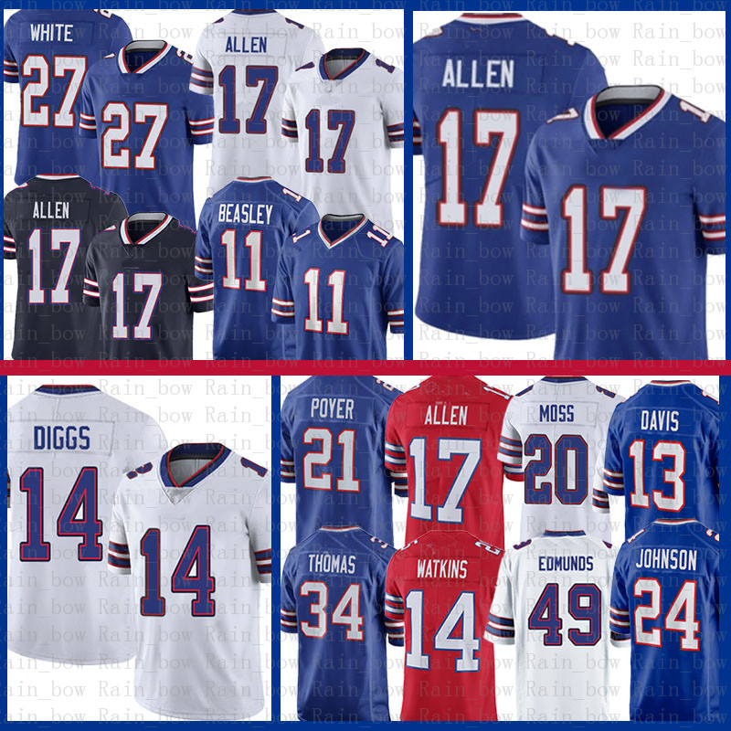 17 Josh Allen Football Jersey Stefon Diggs A.J. Epenesa Tre'Davious White Matt Milano Cole Beasley Emmanuel Sanders Tyler Bass Dawson K, Black;red
17 Josh Allen Football Jersey Stefon Diggs A.J. Epenesa Tre'Davious White Matt Milano Cole Beasley Emmanuel Sanders Tyler Bass Dawson K, Black;red