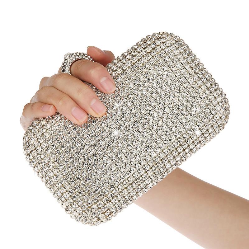 Shiny Water Drill Famous Hand Bag Fashion Ring Mini Handbag Set Up Dinner Dress Purses And Handbags Luxury Designer Clutch Bags, Black
Shiny Water Drill Famous Hand Bag Fashion Ring Mini Handbag Set Up Dinner Dress Purses And Handbags Luxury Designer Clutch Bags, Black