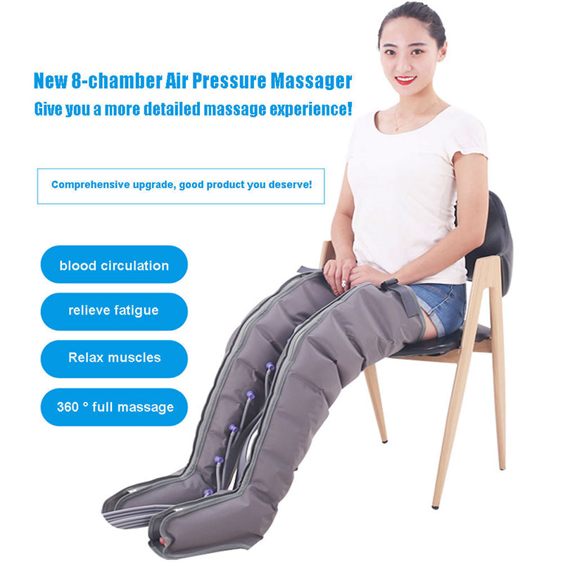 Eight-chamber air pressure leg massager promotes blood circulation body massager muscle relaxation lymphatic drainage device
Eight-chamber air pressure leg massager promotes blood circulation body massager muscle relaxation lymphatic drainage device
